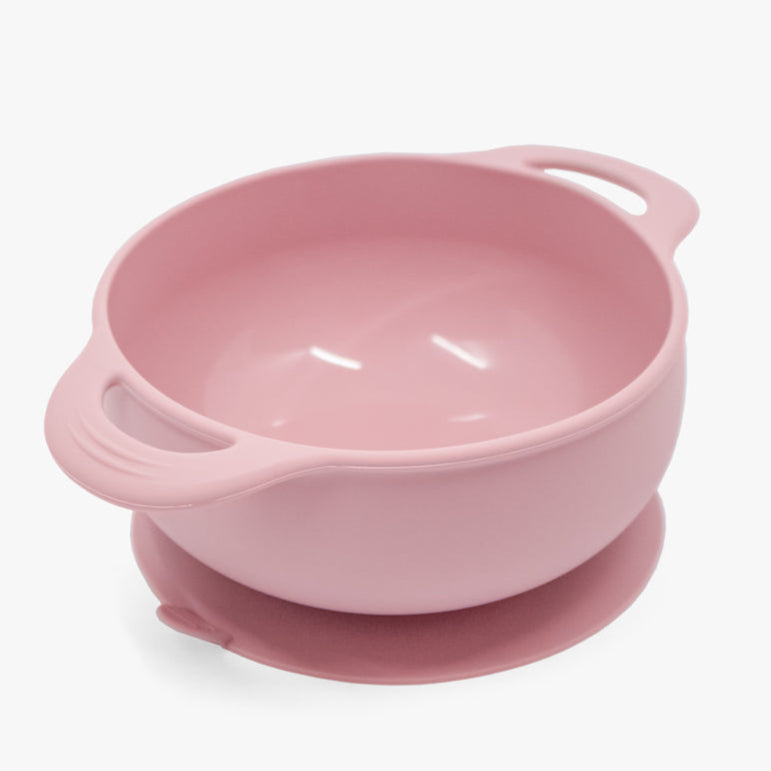 Bowl de Silicona con Succión Rosado