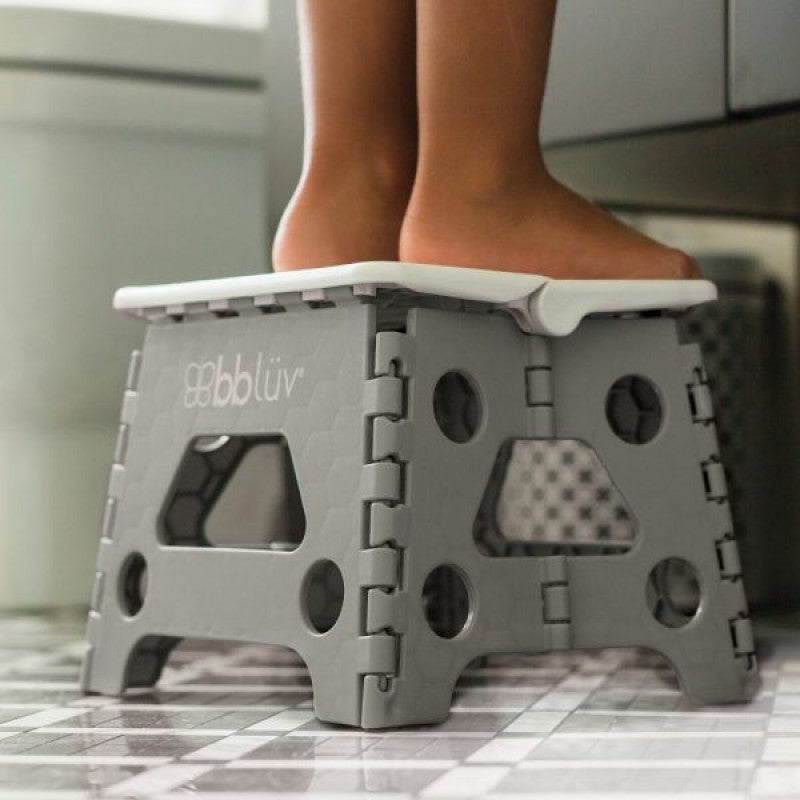 Piso plegable para baño Gris