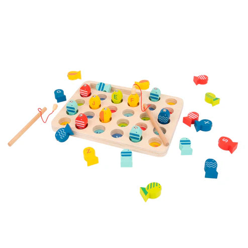 Juego de Pesca Magnético con Alfabeto