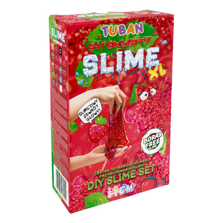 Kit hazlo tu mismo. Slime Frutilla XL