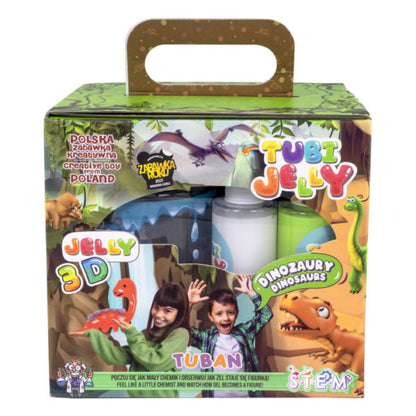 Set Tubi Jelly 6 colores + Acuario – Dinosaurios