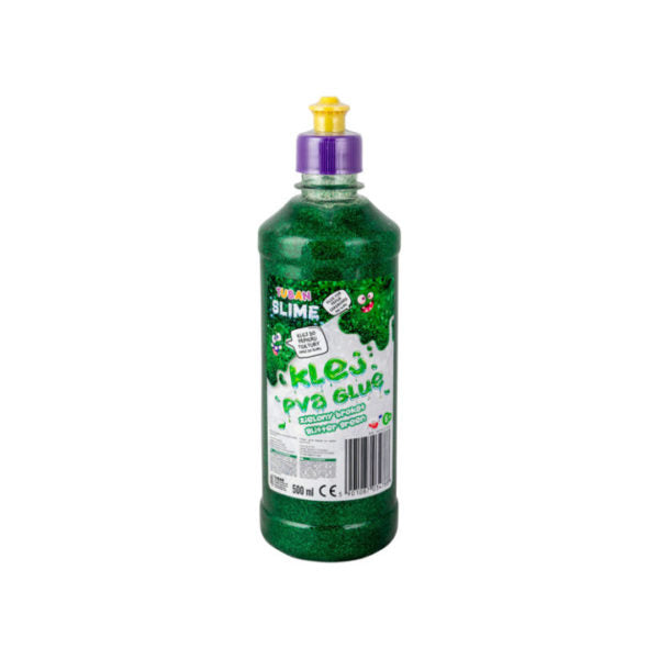 Pegamento PVA con brillo 500 ml – Verde