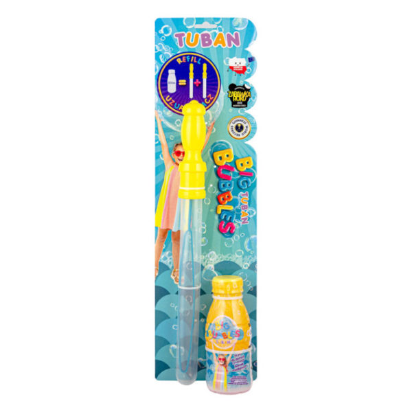 Set espada burbujas + Líquido 250ml (dos recargas)