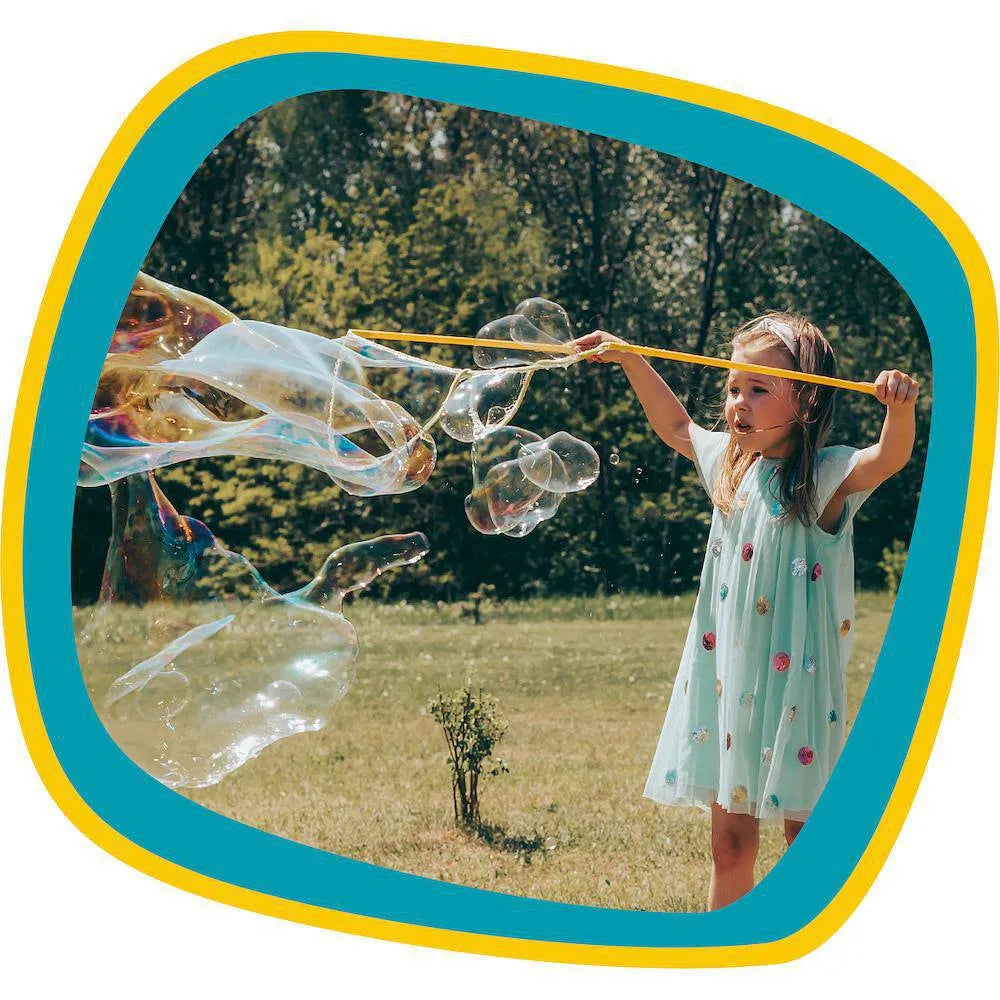 Set varita burbujas gigantes + Líquido 400 ml