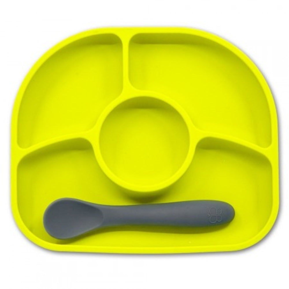 Set de plato y cuchara de silicona Yümi