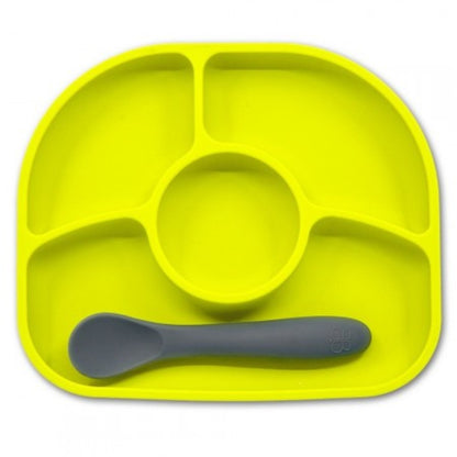 Set de plato y cuchara de silicona Yümi