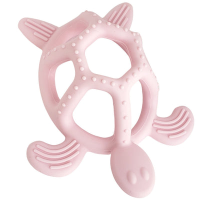 Mordedor de Silicona Tortuga Rosado