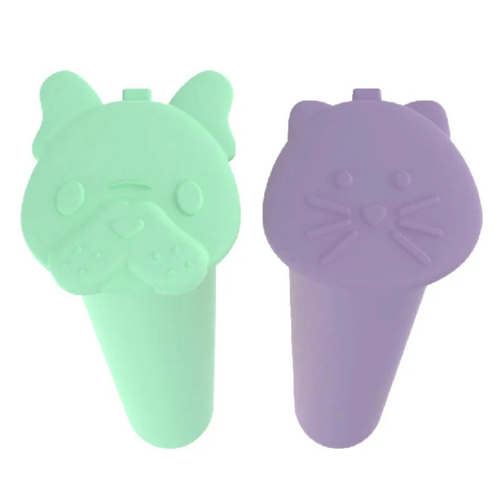 Pack de 2 moldes helado push up Perro y Gato