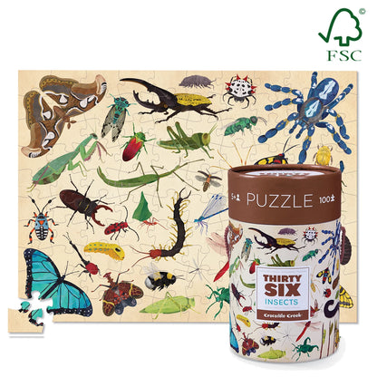 Puzzle Insectos 100 Piezas