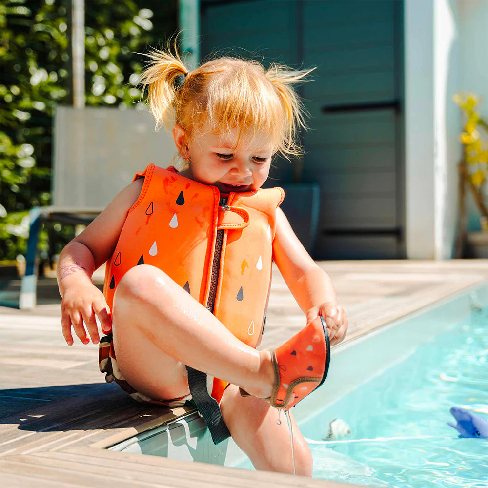 Chaleco de Natación Näj Naranjo Talla S (18 meses-3 años)